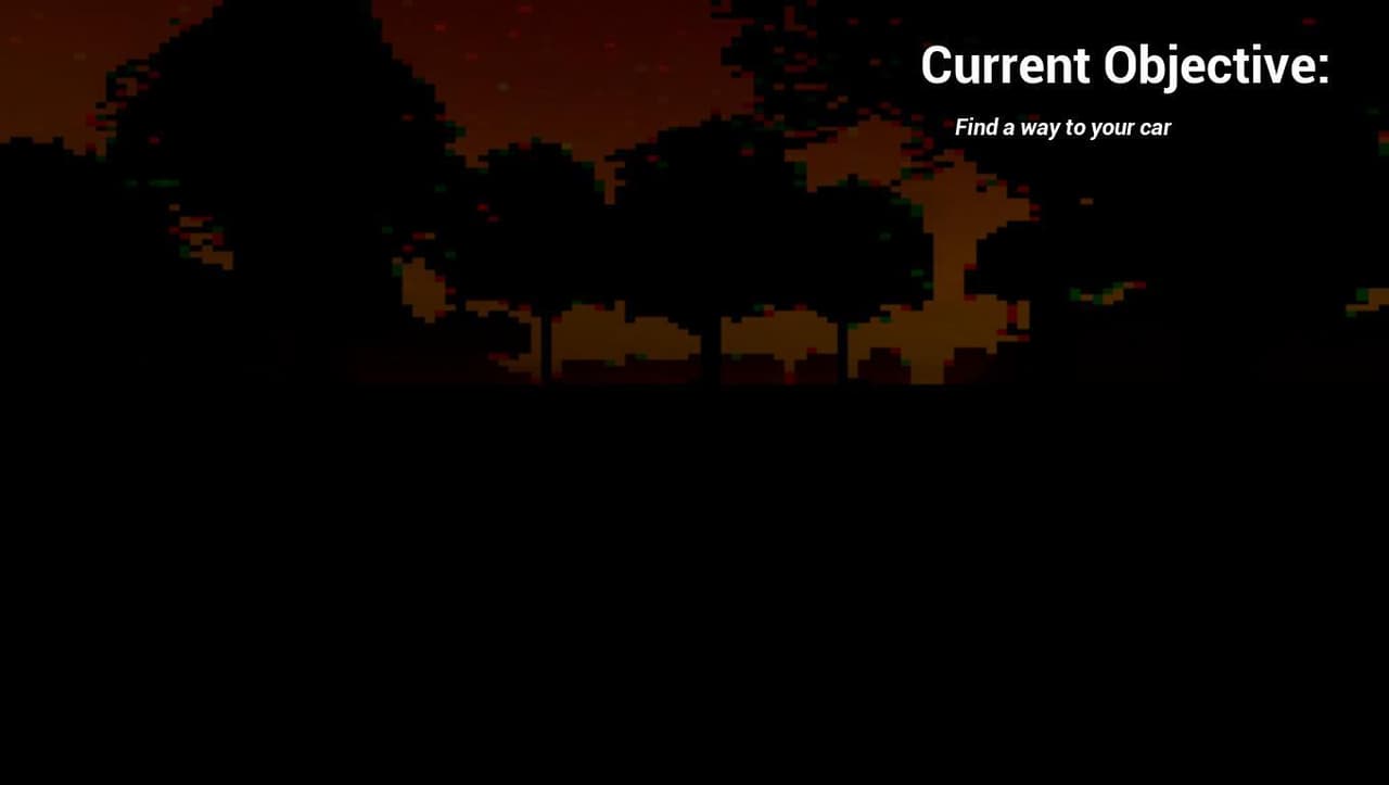 A Walk late at night in the deep forest