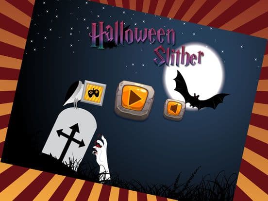 Rolling Halloween Snake And Worm Slither Dot Eater screenshot 2