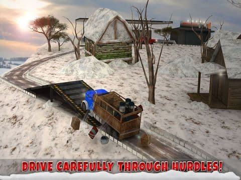 Winter Highway Truck Driver Rush 3D Simulator screenshot 5