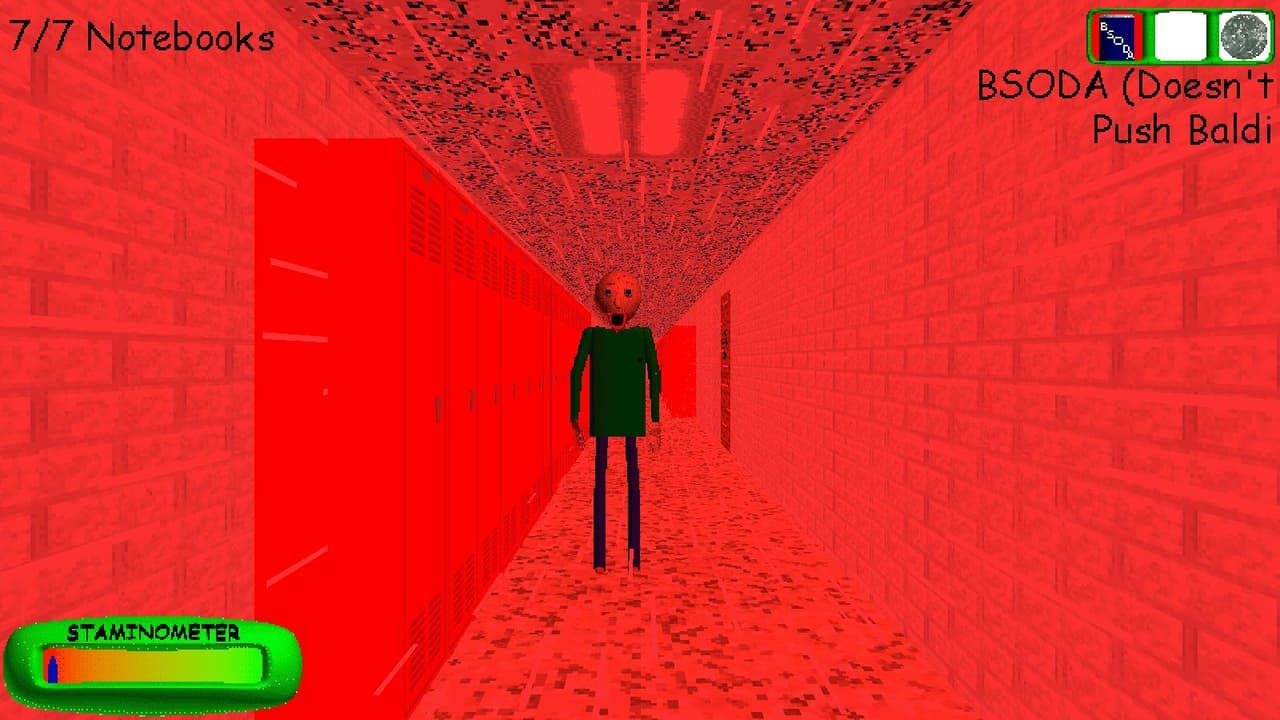 Baldi Becomes Happy While Chasing You!!