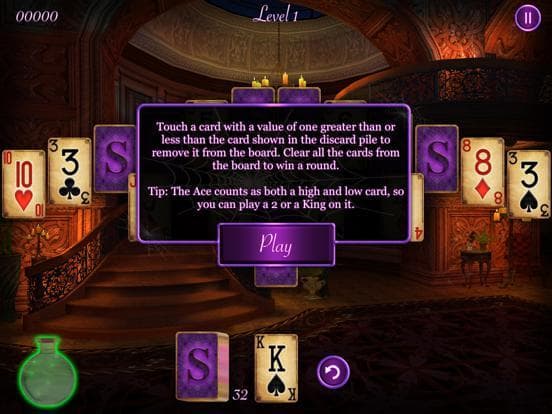 Haunted Mansion Solitaire screenshot 4
