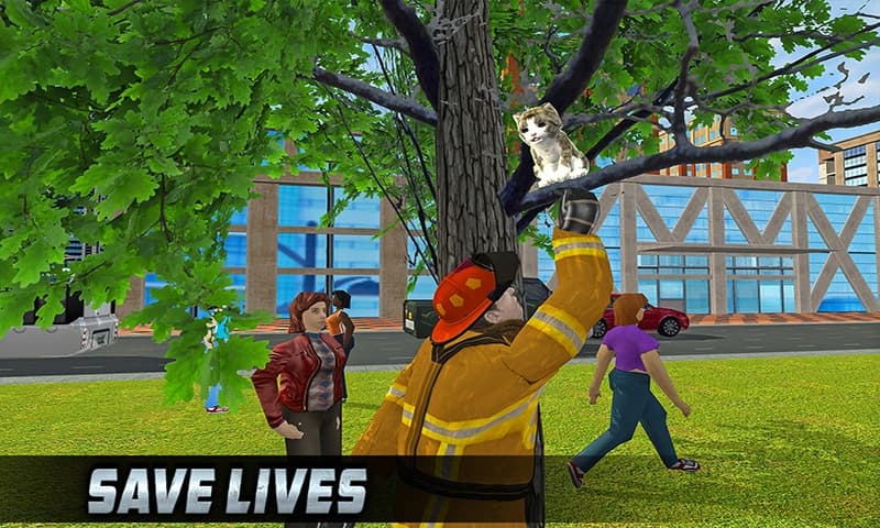 FireFighter ATV Bike: Helicopter Rescue 2018 screenshot 3