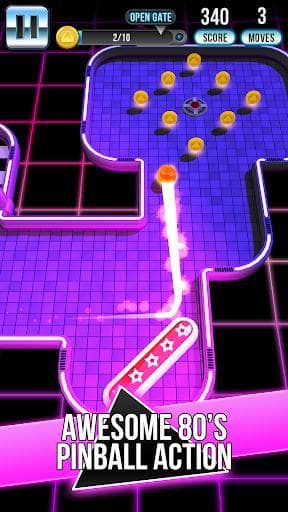 Retro Shot Pinball Puzzle Game screenshot 2