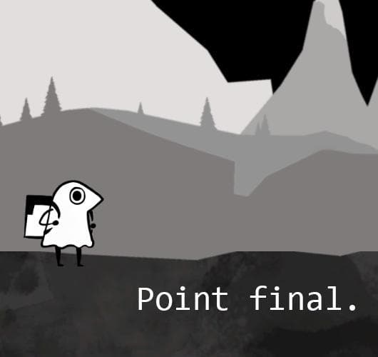 Point final.