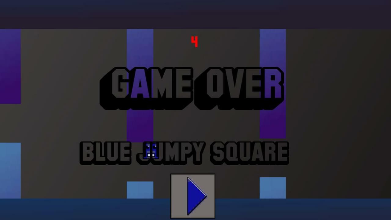 Blue Jumpy Square screenshot 2
