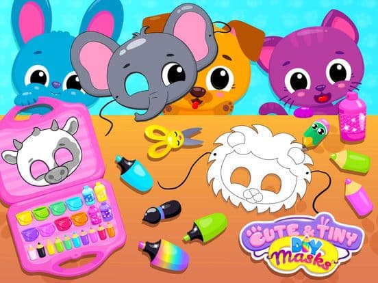 Cute & Tiny DIY Mask Party screenshot 2
