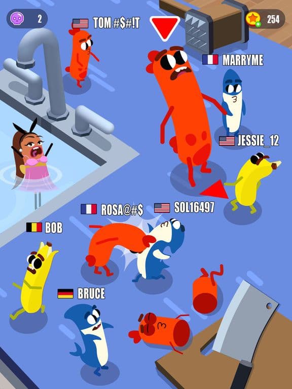 Sausage Wars.io screenshot 2
