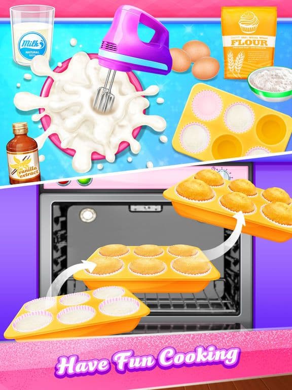 Glitter Cupcake Desserts screenshot 2