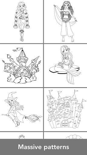 Princess Coloring Books screenshot 3