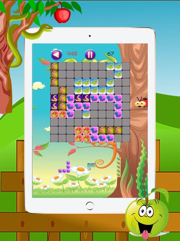 Snakes Slithering In Square Box - The New Tetroid Puzzle Game