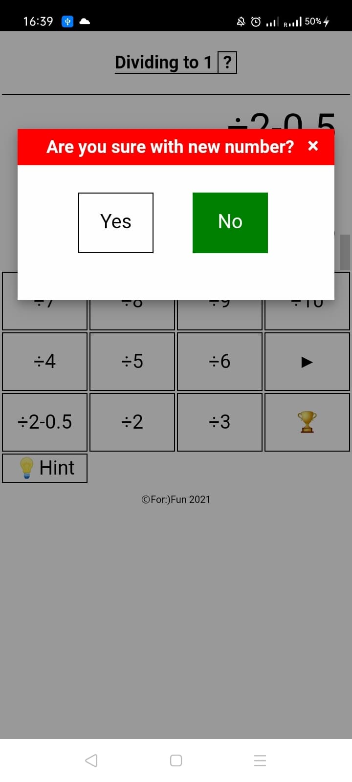 Dividing to 1 screenshot 6