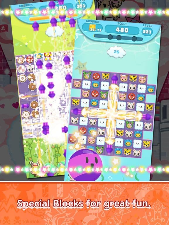 tokidoki frenzies (Match 3) screenshot 3