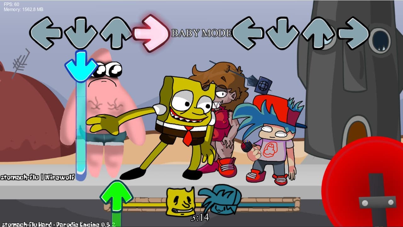 Vs Spongebob Parodies V3 FNF for MAC screenshot 6