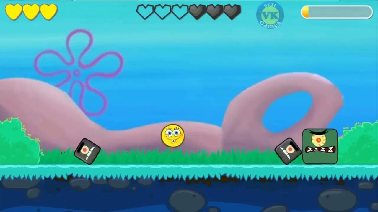 Spongebob Ball - Red Ball 4 Mod - VKG screenshot 2