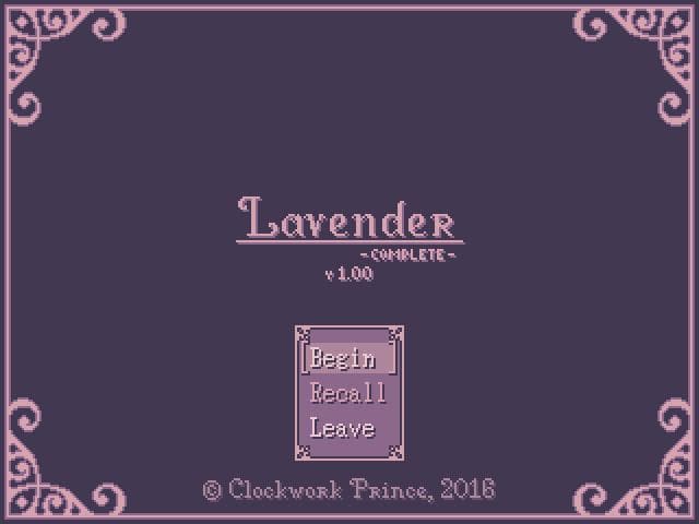 Lavender (itch) screenshot 2