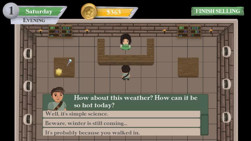 You are the Shopkeeper in an RPG screenshot 2