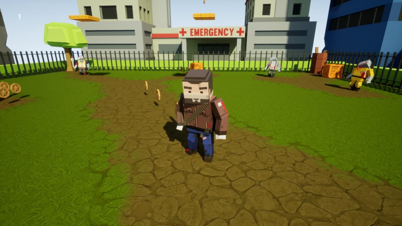 Zombie 3D platformer demo screenshot 3