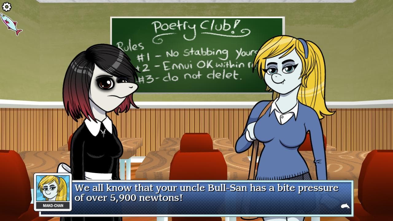 Shark Dating Simulator: Five Thousand Fathoms High screenshot 2