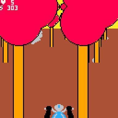 1K Death Chase demake #Pico1k screenshot 4