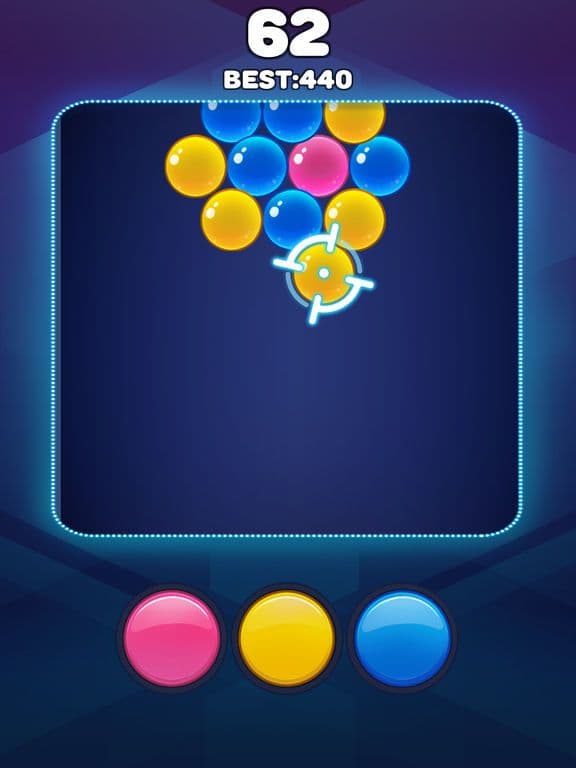 Neon Pops - Tap the Bubbles screenshot 2