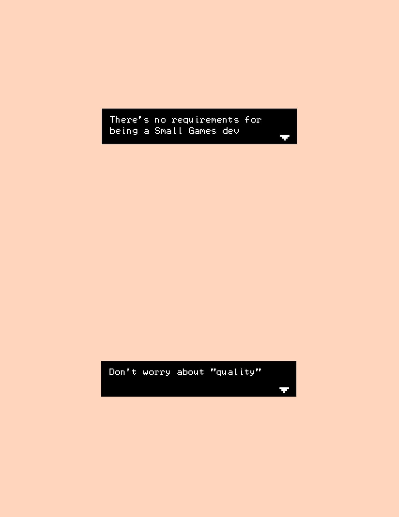 Small Games Manifesto