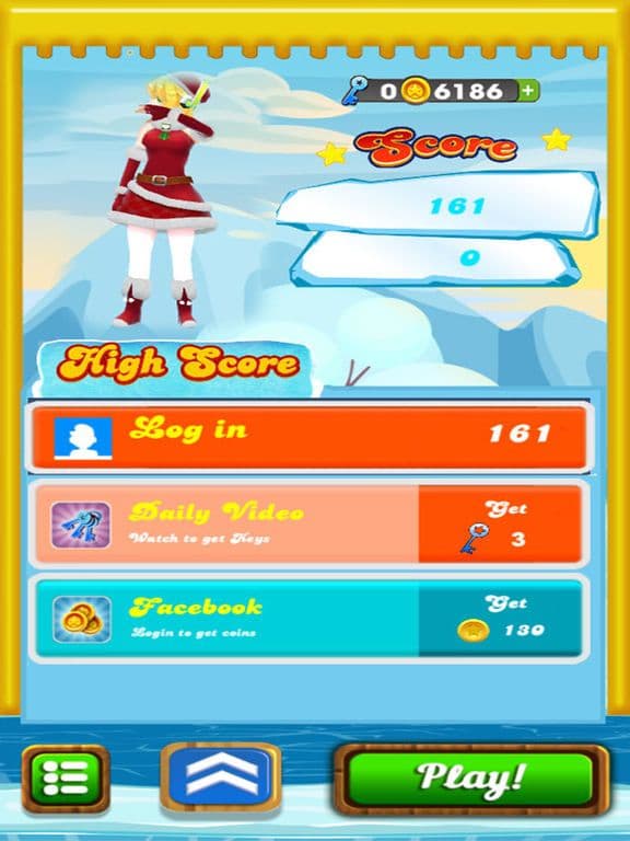 Christmas Run - Snow Princess Train Surfers