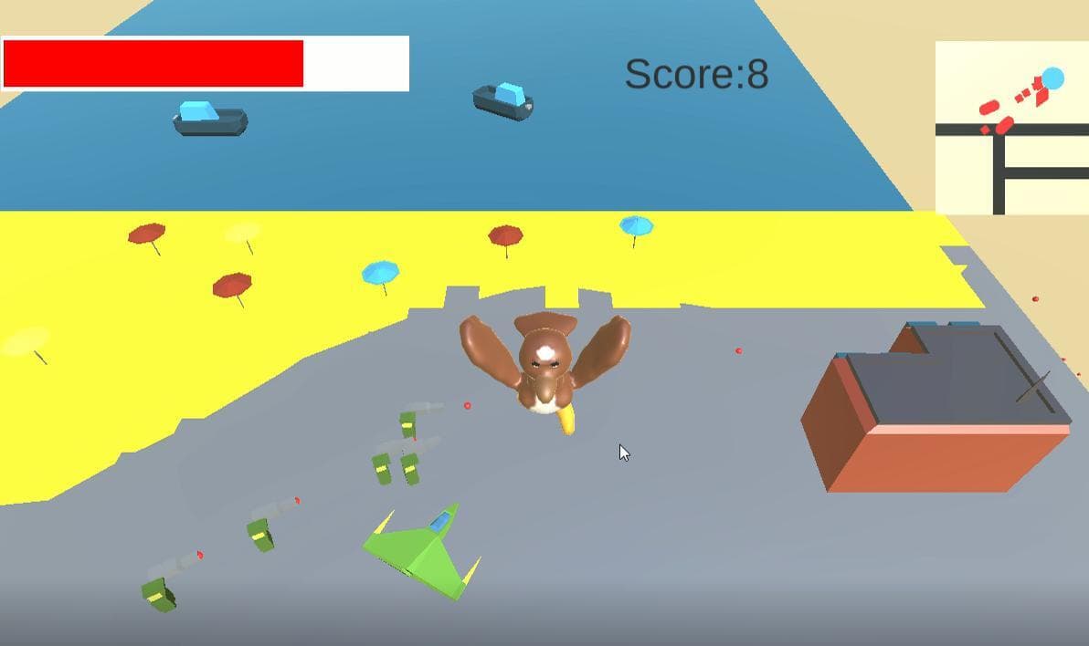 Bird attack in the city screenshot 2