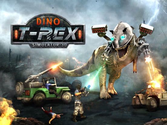 Dino Trex Simulator 3D screenshot 2