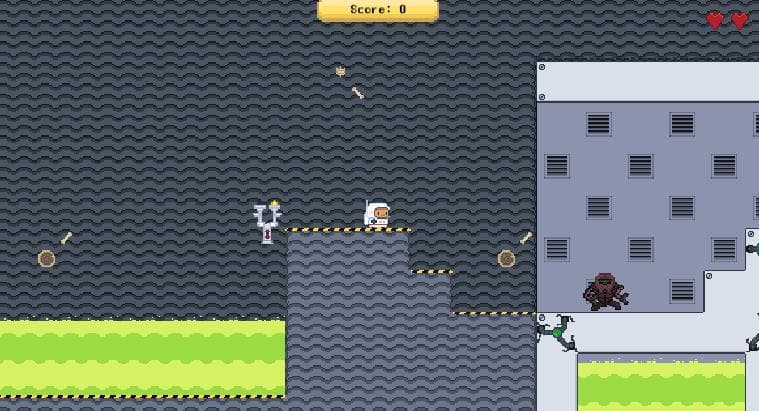 SpaceGamePlatformer screenshot 3