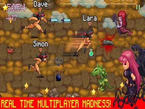 Almost Naked Ninjas vs Monsters, Dragons & Witches Multiplayer FREE Games - By Dead Cool Apps screenshot 4