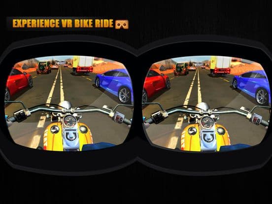 VR Highway Moto Bike Racer screenshot 2