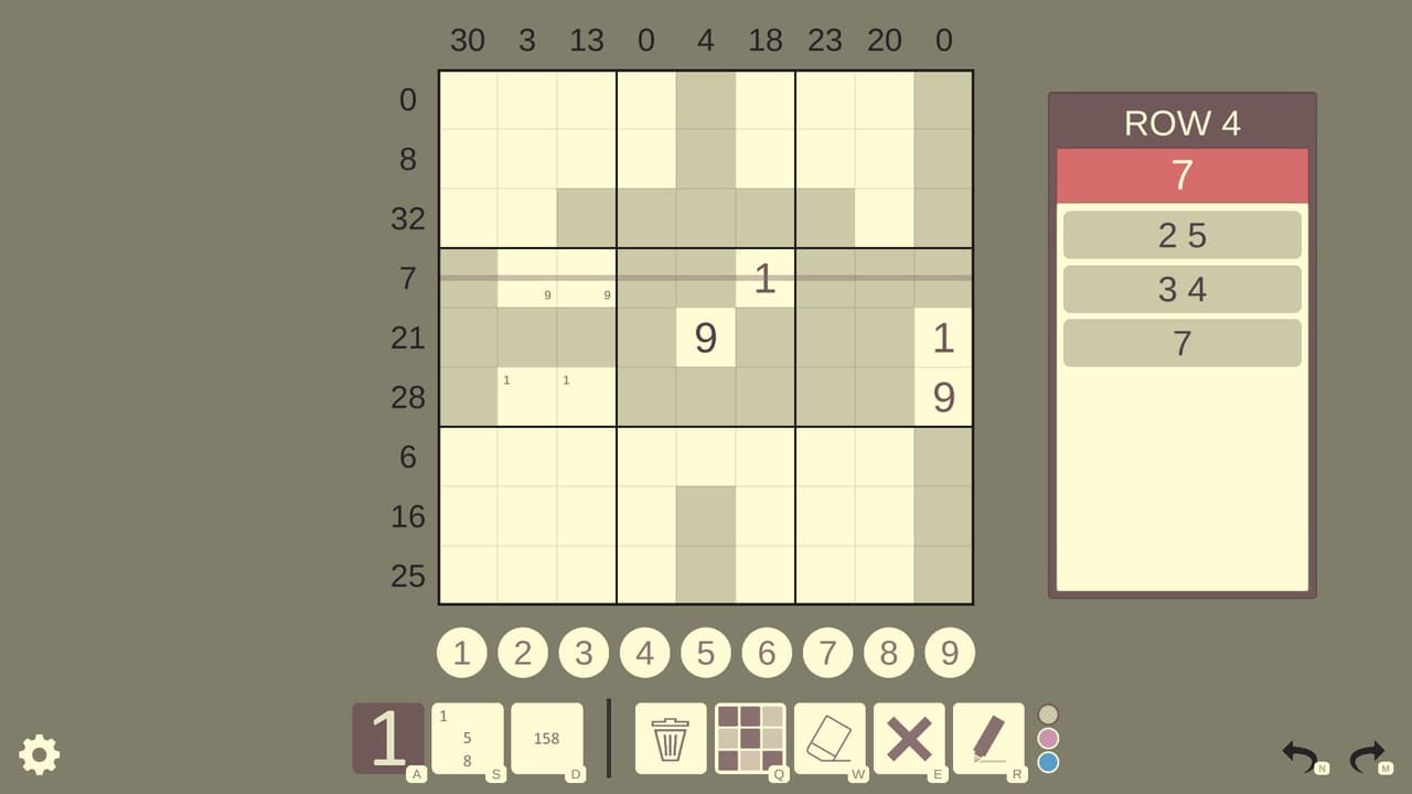 Sandwich Sudoku screenshot 3