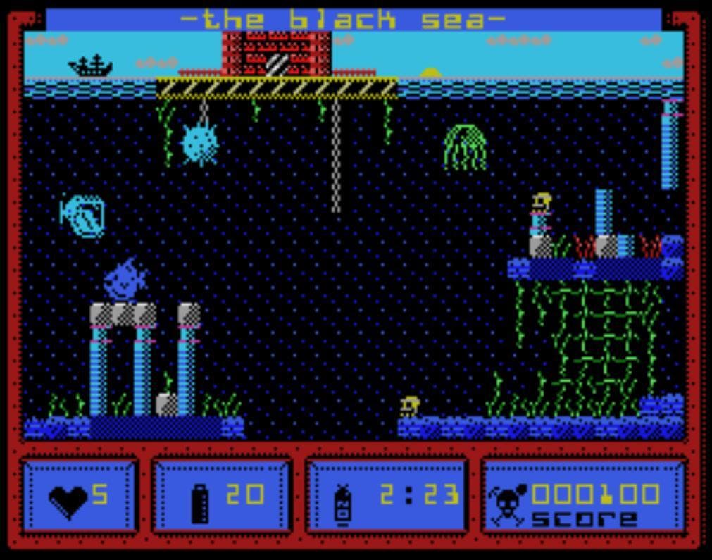 Black Sea (MSX) screenshot 2
