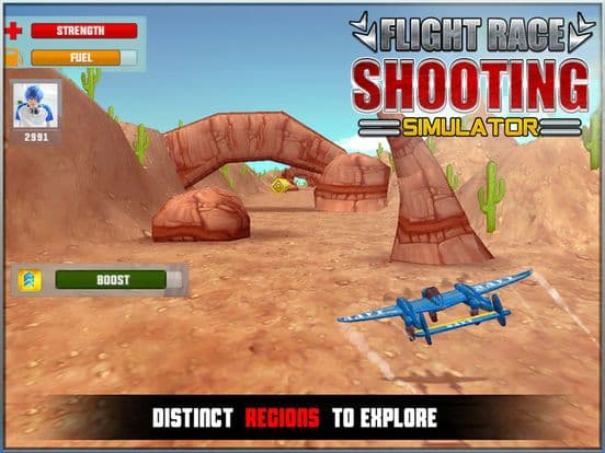 Flight Race Shooting Simulator screenshot 3