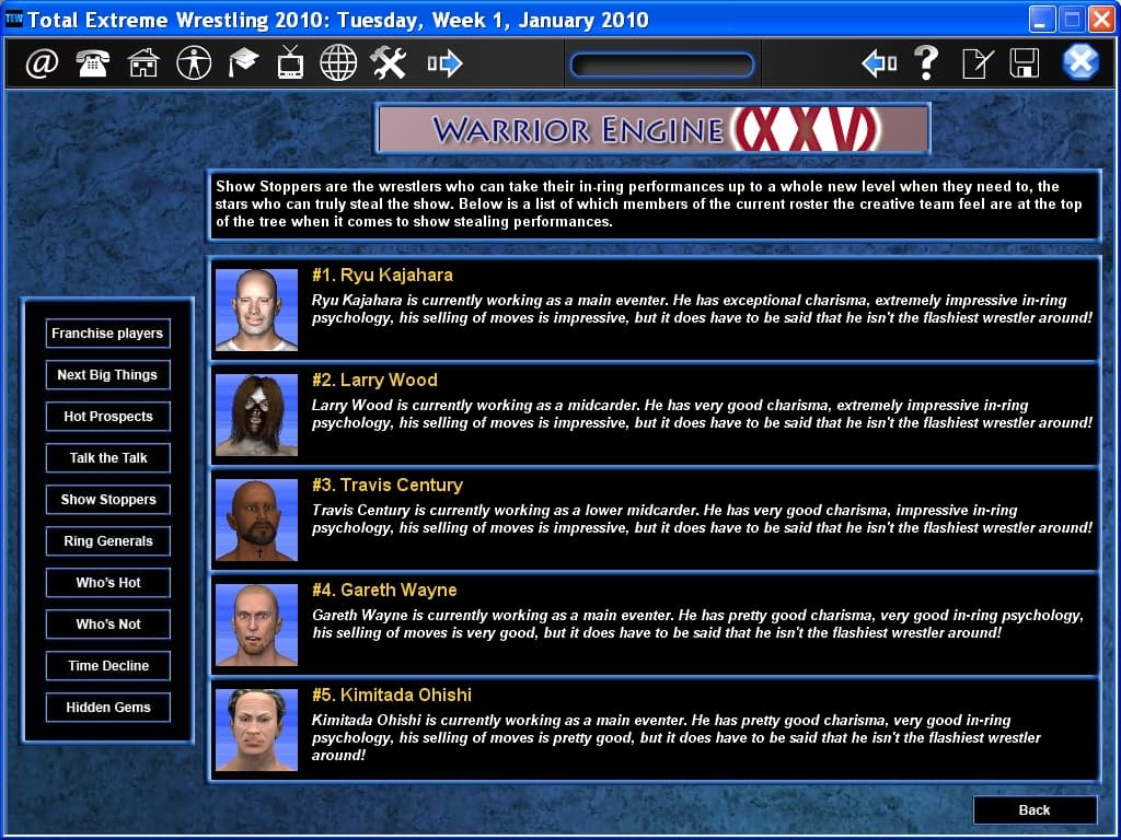 Total Extreme Wrestling 2010 screenshot 4