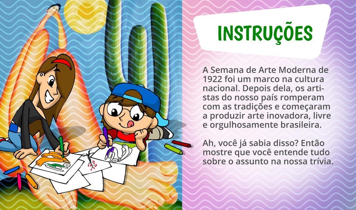 Trívia - Semana de Arte Moderna screenshot 2