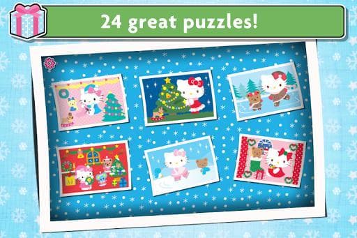 Hello Kitty Christmas Puzzles - Games for Kids 🎄 screenshot 6