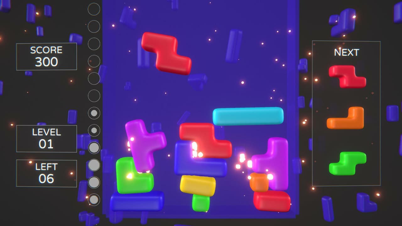 Soft-body Tetris screenshot 2