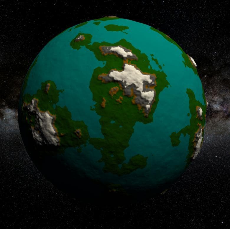 Procedural Planet Prototype screenshot 2