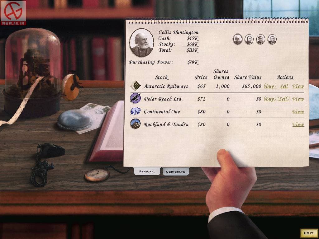 Railroad Tycoon 2: The Second Century screenshot 2
