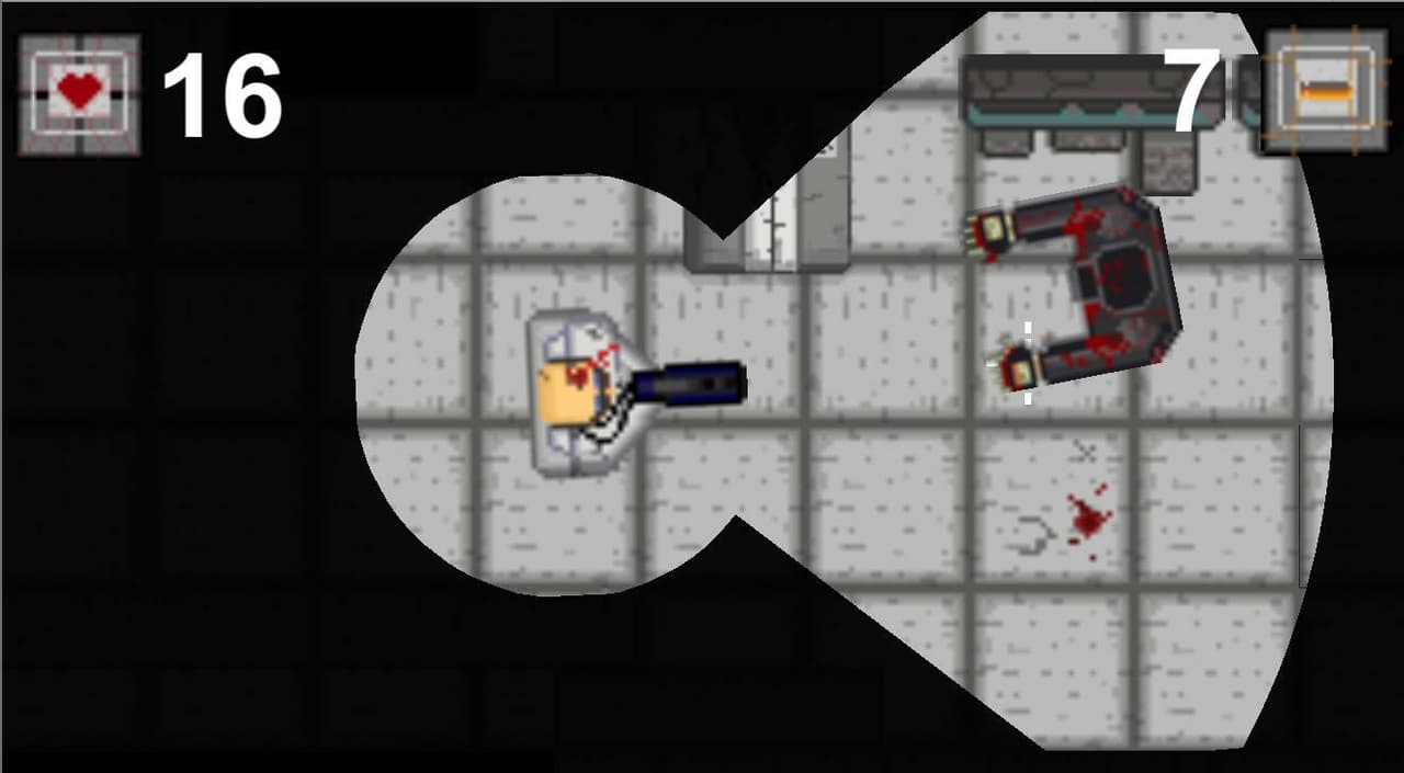 TopView Shooter Cyberpunk Horror