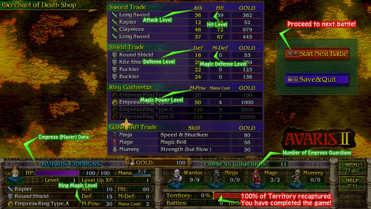 Avaris 2: The Return of the Empress screenshot 5