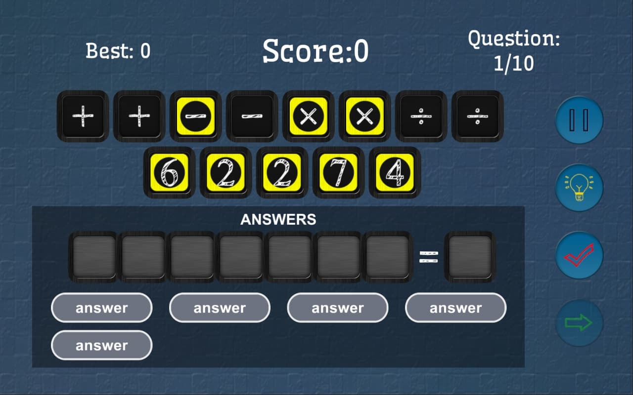 Math Game (456 Digits Math) screenshot 4