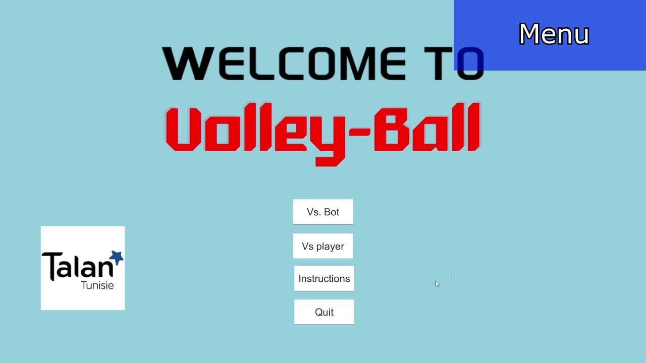 Volley ball game screenshot 2