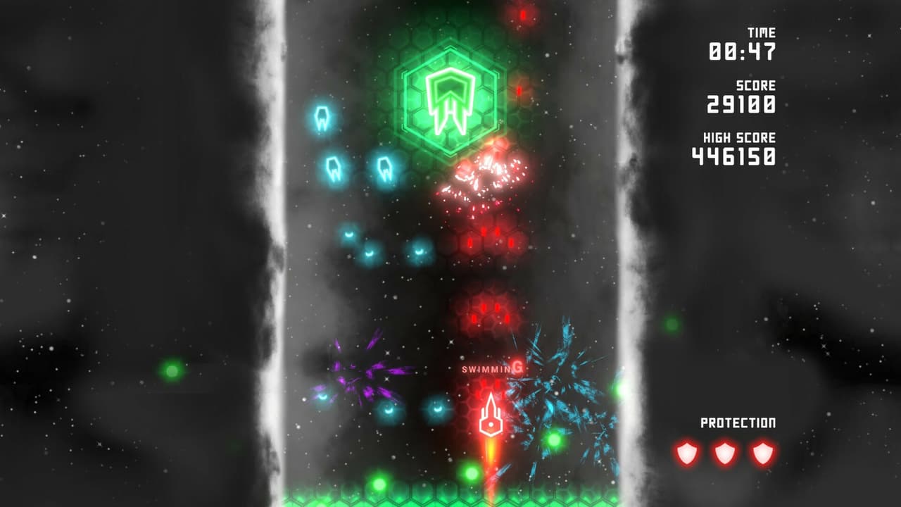 Neon Ships: The Typeem Up Shooter screenshot 2
