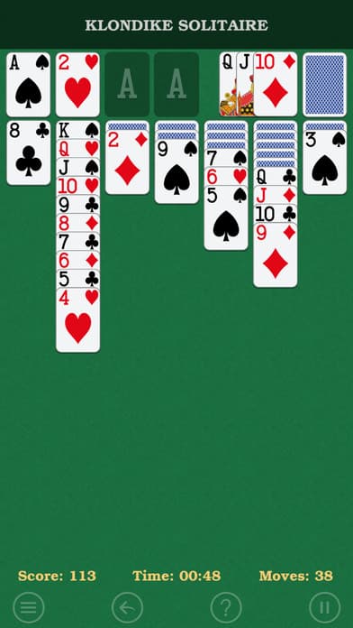 Solitaire. Classic Klondike patience card game. screenshot 2