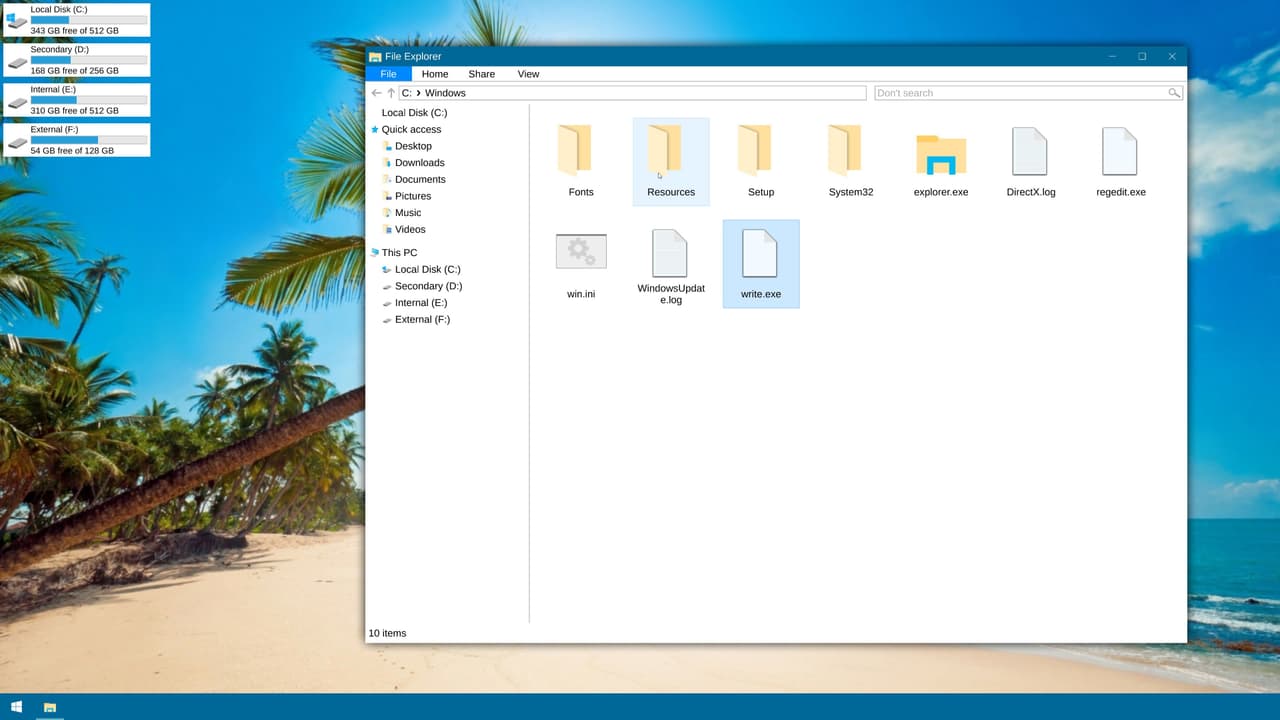 Space Invader - File Explorer Edition screenshot 2