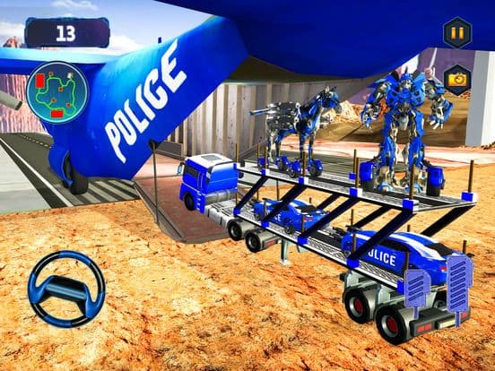 Police Transporter Truck Games screenshot 5