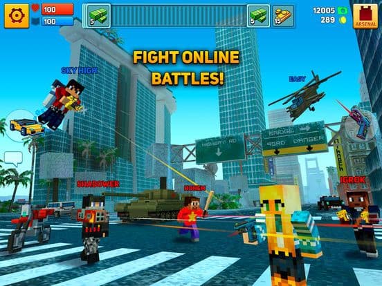 Block Сity Wars: game and skin export to minecraft screenshot 2