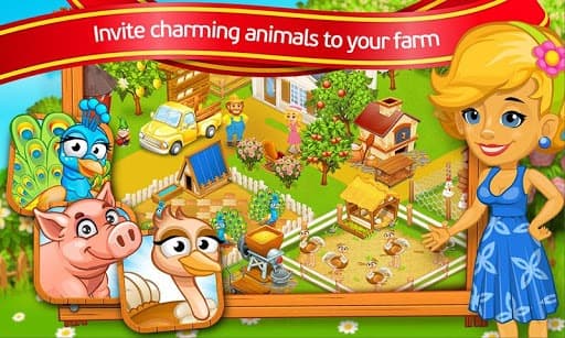 Farm Town: Cartoon Story screenshot 2